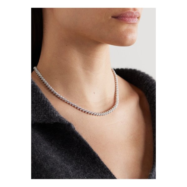 아니타 코 18k 화이트 골드 다이아몬드 네크리스 1647597326623097