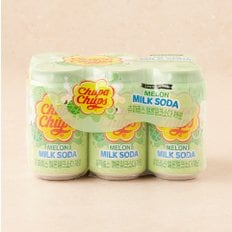 (주)농심 츄파춥스 멜론밀크소다 제로 350ml*6