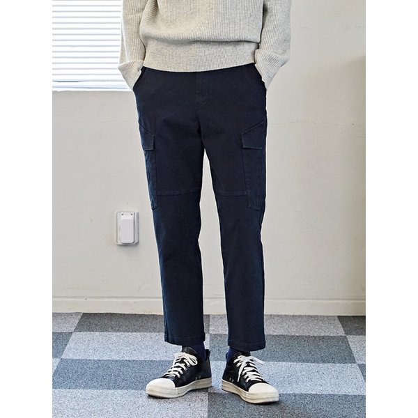 빅 삼각 포켓 E밴딩 워싱 카고 팬츠 CTS23WWPTA47 NAV