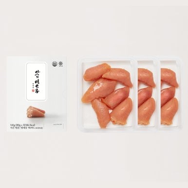 간편명란 [맛의명태자] 자른 명란 540g (180g x3) 파지 무색소