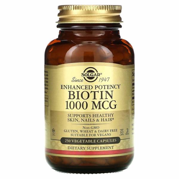 솔가 비오틴 Solgar Biotin 1000MCG 250베지캡슐