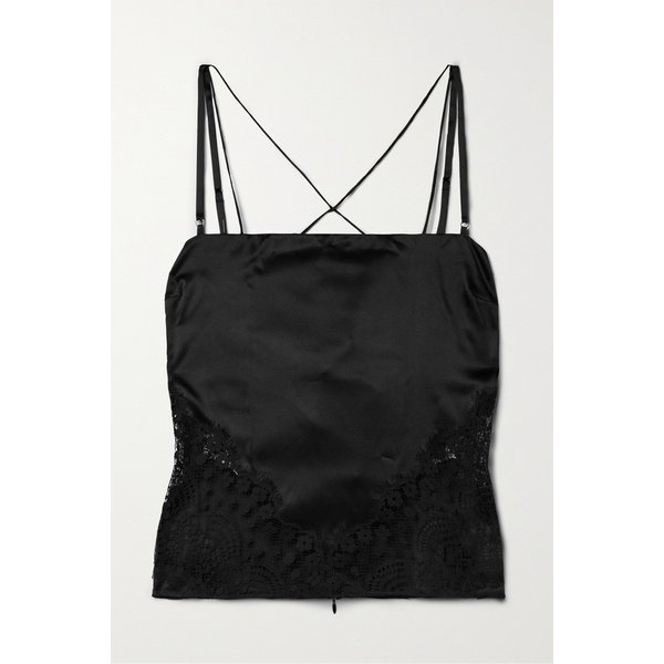 레이스 트림 실크 블렌드 새틴 캐미솔 1647597306869712