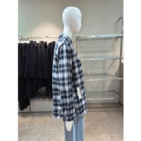 [여주점] [나이스클랍] 프린트 체크 셔츠 N254MWB920