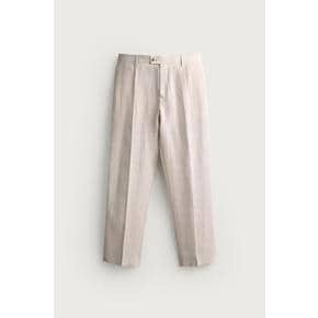 ZARA 자라 린넨 개더 정장 바지 4011 901 711