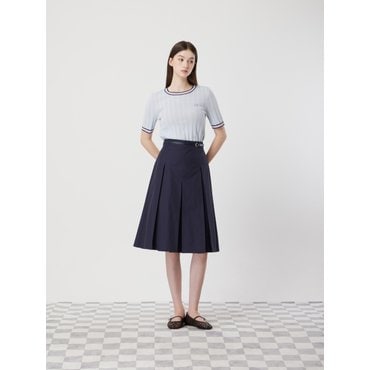 CC콜렉트 [씨씨콜렉트]인버티드 플리츠 스커트_C252MSD043
