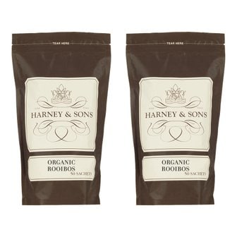  Harney & Sons Organic Rooibos Tea 하니앤손스 오가닉 루이보스 티 50개입 2팩