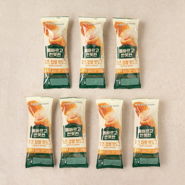 올반 치즈 찹쌀 핫도그(560G)