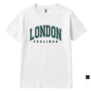 LONDON 라운드 남여공용 반팔C 2컬러