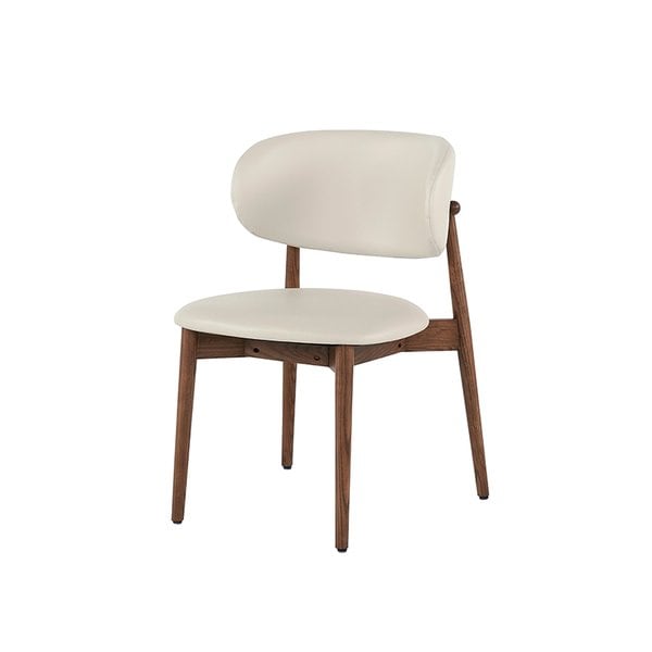 [비밀혜택가]포멜로 가죽체어_브라운