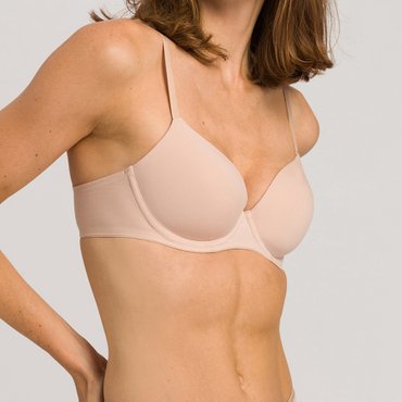 한로 Cotton Sensation Padded 브라 (BEIGE 71382)