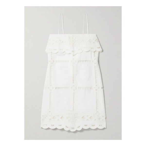 패브디 브로더리 앵글레즈 코튼 포플린 미니 원피스 1647597343550357