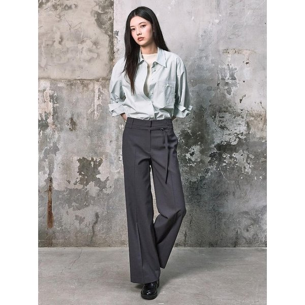 Semi Overfit Shirts  Light Green (KE6260M03L)