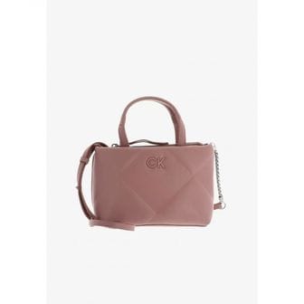 Calvin Klein 4627269 Calvin Klein RE-LOCK QUILT MINI - Handbag ash rose 77497763