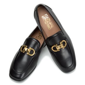 Ferragamo 남성 가죽 로퍼 RUDVIL 738066 BLACK