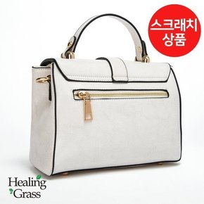 [여주점] [스크래치] 소가죽 크로스 핸드백 (화이트) HGLH2398WH-S