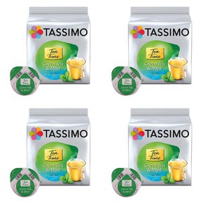 타시모 그린티 앤 민트 파드 캡슐 Tassimo Green Tea & Mint 16개입 4개