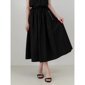 Roof shirring skirt (black)