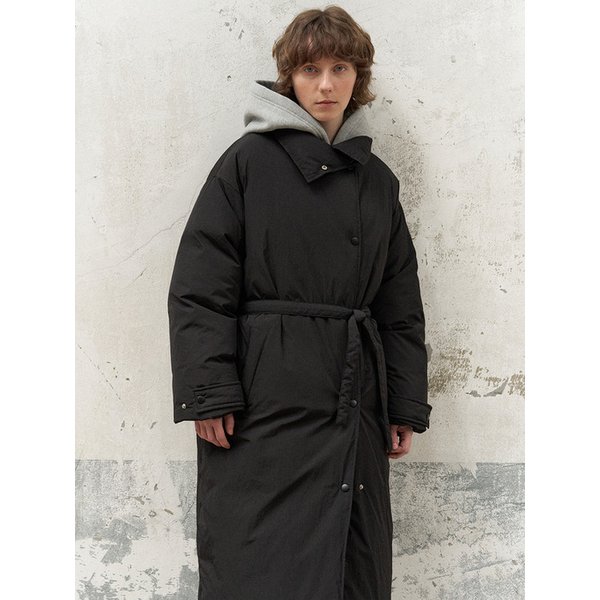 Brea Long Padding Coat (Black)