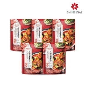 [신세계푸드] 호텔컬렉션 에센셜 우차돌 짬뽕탕 450g x 5팩