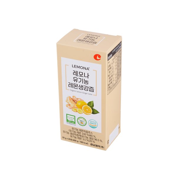 레모나 유기농 레몬생강즙(20g*20포)
