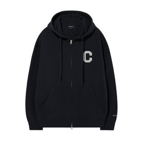 C 로고 후드 집업 다크 네이비 CO2501HZ31DN