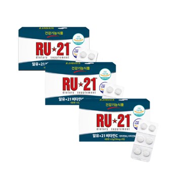  알유21 대표상품 비타민C 3박스(18정)