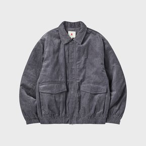 CORDUROY PADDING JUMPER [GRAY]