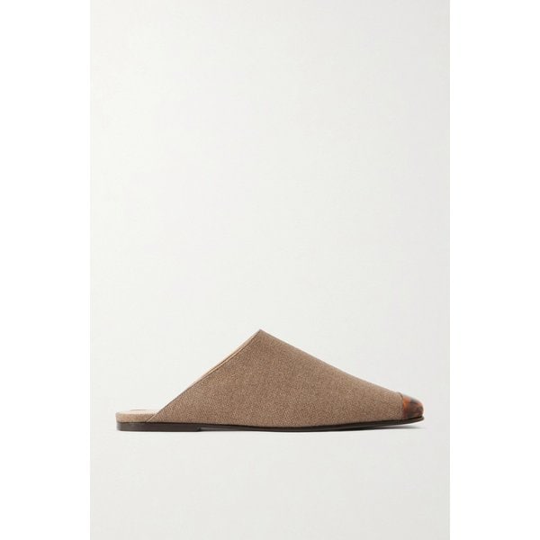 알바 장식 캐시미어 실크 블렌드 홉색 슬리퍼 46376663162989935