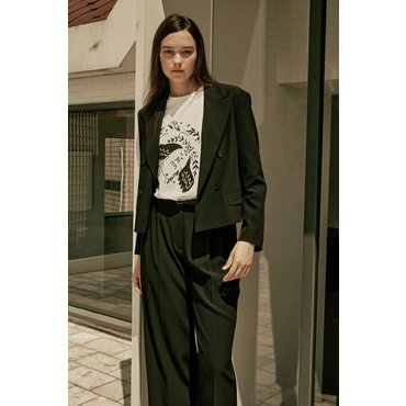 LAFEL 라펠소로브 원버튼 정장 자켓 LMFJ3130