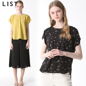 [리스트(LIST)] 웬디 쉬폰 플라워 블라우스 (택가격:108000원)