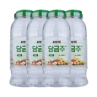  술벙커 담금주 30도 3.6L X 4 세트