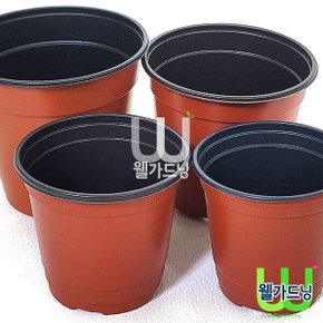 칼라포트 갈색 MJ90 - 모종심기 초화화분 이색포트 모종화분 이색화분 새싹화분 육묘화분