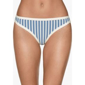 5179383 OYSHO TRIM TEXTURED STRIPE - Bikini bottoms light blue