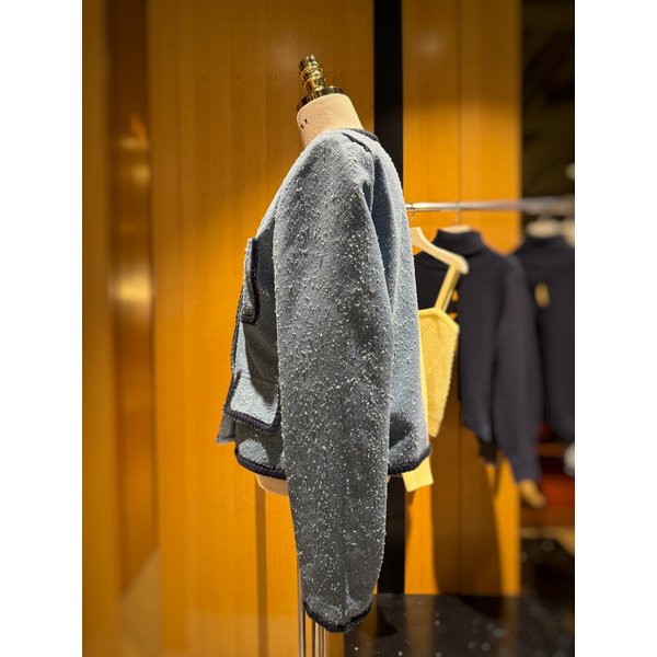 [시흥점] 여성 라인 배색 트위드 자켓(ES2JJ302)