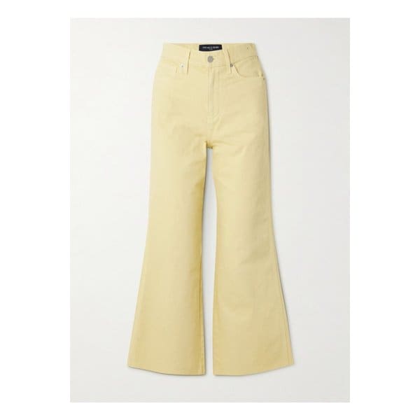 베로니카비어드 테일러 하이라이즈 플레어 진 옐로 46376663162844534