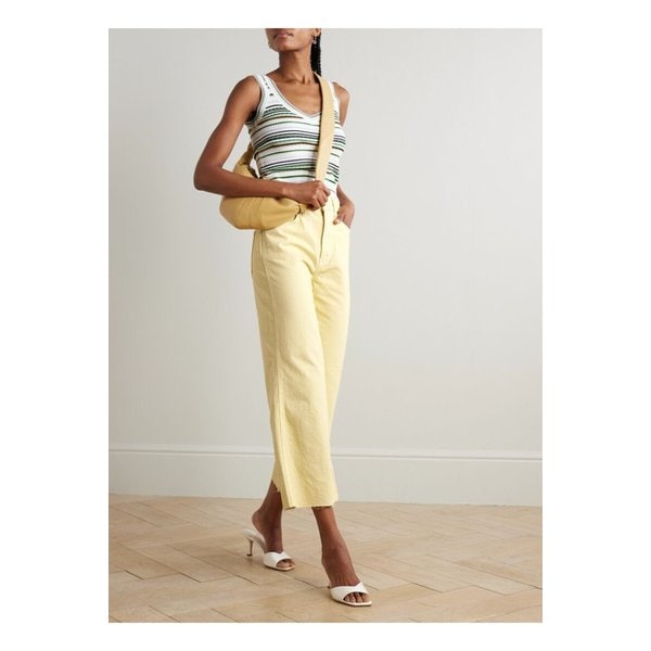 베로니카비어드 테일러 하이라이즈 플레어 진 옐로 46376663162844534