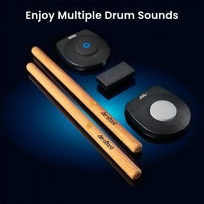 AeroBand PocketDrum 2 Plus Bluetooth 8 USB MIDI 일렉트릭 에어 드럼 세트 드럼 스틱 페달