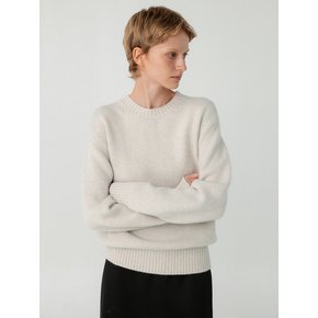 [1차 리오더] Winter Round-Neck Pull-Over_Ivory