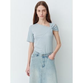 One Off Shoulder T-Shirts (2color)