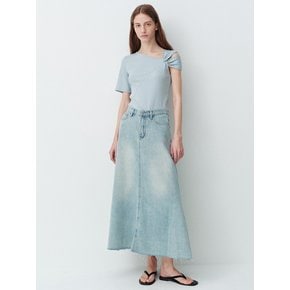 One Off Shoulder T-Shirts (2color)
