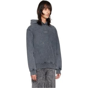 한 코펜하겐 그레이 디스트레스 후디 M-131444 Distressed Dark Grey