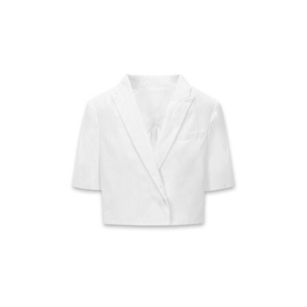 르쿠어에쿠어 RECUR Half Jacke White