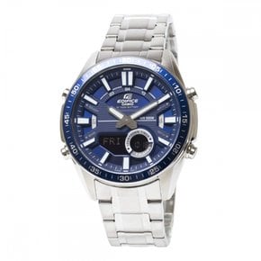 EDIFICE CASIO EFV-C100D-2A [] 에디피스 카시오 크로노그래프 캘린더 블루 아날로그 디지털