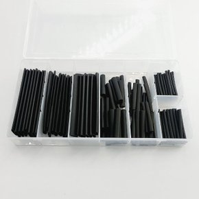 열 수축튜브 세트 전기 절연 선보호 정리 블랙 127pcs (WD5A1CC)