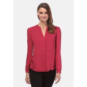 4516267 Vincenzo Boretti LEICHT TAILLIERT - Blouse weinrot