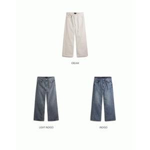 후아유 WHTJE2311M 공용 와이드 데님 Wide Denim