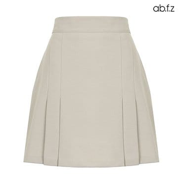 ab.f.z 핀턱 A라인 백밴딩 미니 스커트 (AFX5QS33A)
