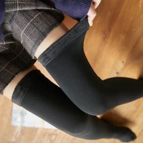 패션스타킹 기모스타킹 핫 타이즈 안감 융털 가득 겨울 퍼양말
