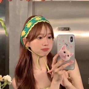 잔솔 커치프 헤어밴드 머리띠 반다나 여아 유아 아기