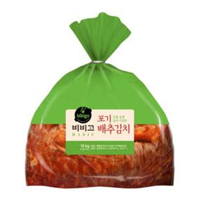 비비고 베이직 포기 배추 김치 대용량 10kg x 1개